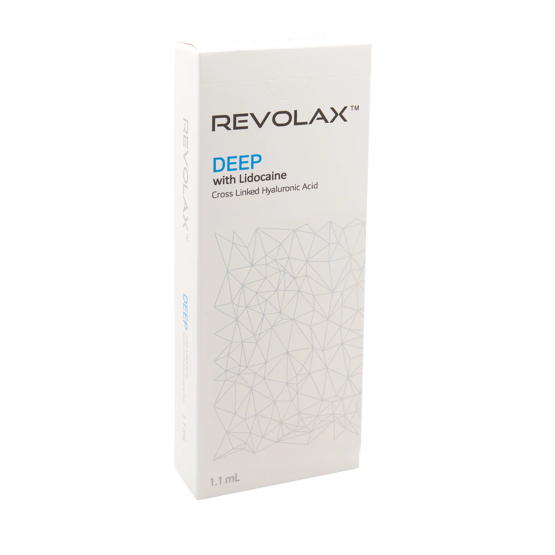 REVOLAX DEEP Lidocaine 1 x 1,1ml Effektive Volumenaufbau und tiefe Faltenkorrektur mit Komfort