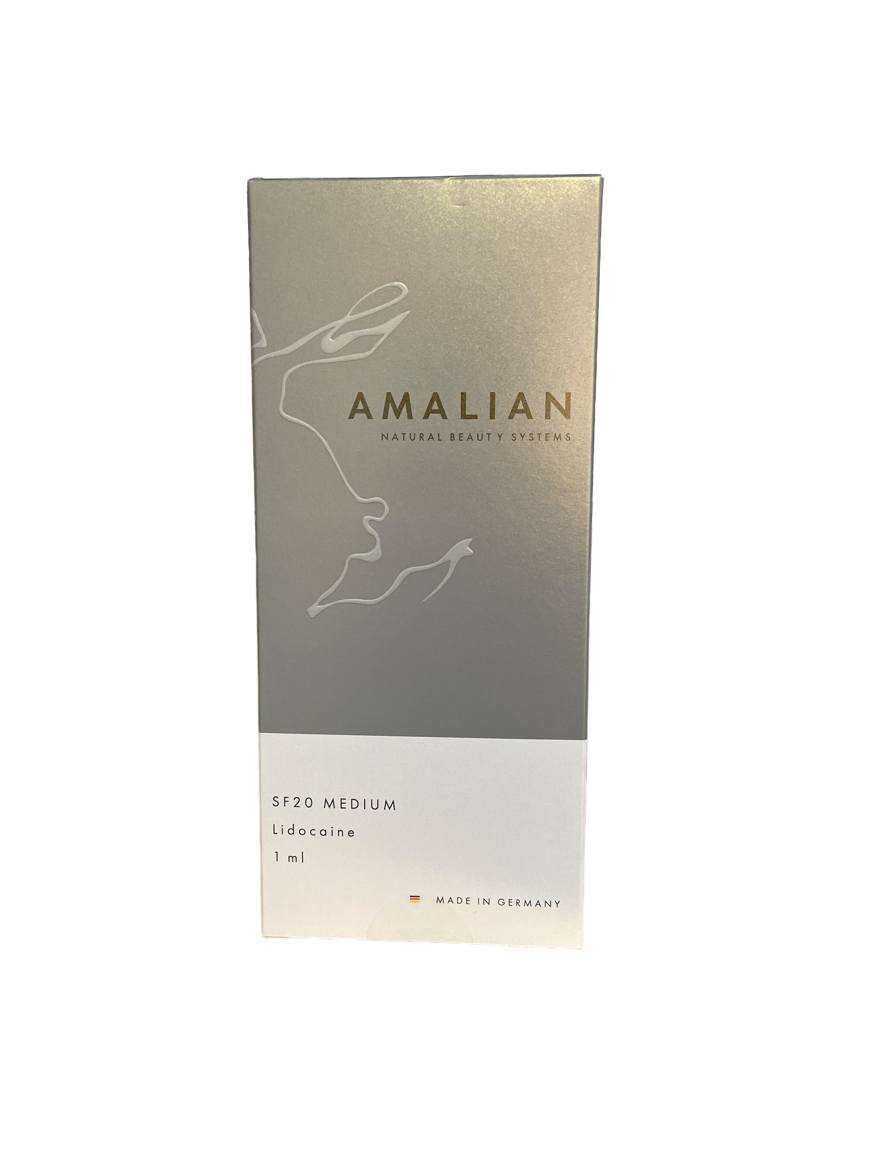 Amalian SF 20 Medium mit Lidocaine, 1ml - Natürlicher Lifting-Effekt gegen mittlere Falten und Volumenverlust