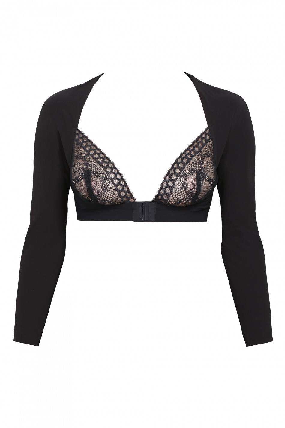 Armkompression nach Oberarmstraffung – Wickeltop | Embody – Schwarz